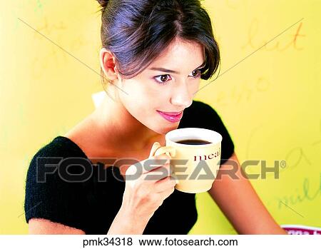lifestyle, woman, female, cup, teacup, coffee, rest View Large Photo Image Stock Photo - lifestyle, woman, female, cup, teacup, coffee, rest. Fotosearch