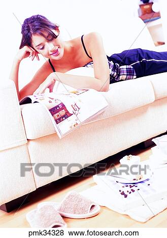 lifestyle, woman, female, rest, holiday, comfort, coziness View Large Photo Image Stock Photo - lifestyle, woman, female, rest, holiday, comfort, coziness. Fotosearch