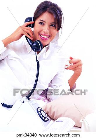 lifestyle, woman, female, telephone, telephones, comunication, comunications View Large Photo Image Stock Image - lifestyle, woman, female, telephone, telephones, comunication, comunications. Fotosearch