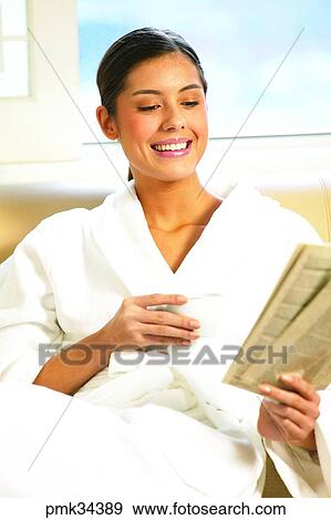 woman, female, gown, bath gown, coffee, cup, teacup View Large Photo Image Stock Photo - woman, female, gown, bath gown, coffee, cup, teacup. Fotosearch