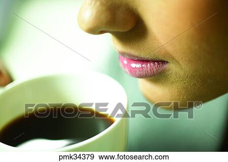 woman, female, lip, coffee, cup, teacup, mouse View Large Photo Image Stock Photo - woman, female, lip, coffee, cup, teacup, mouse. Fotosearch