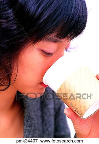 woman, female, oriental, orientals, Korean, Koreans, coffee View Large Photo Image Stock Photo - woman, female, oriental, orientals, Korean, Koreans, coffee. Fotosearch