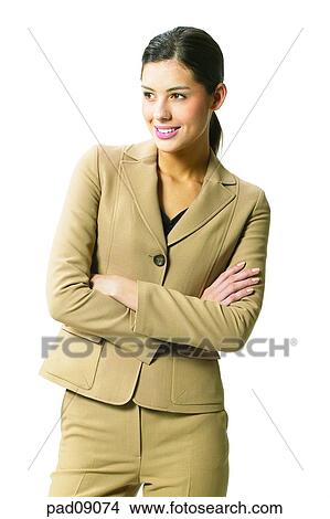 Picture - business, woman, female, person, indoor, interior, person. Fotosearch
