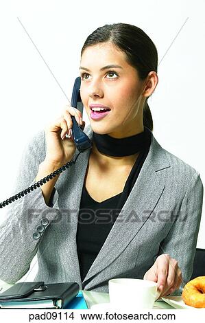 Picture - business, woman, female, person, indoor, interior, person. Fotosearch