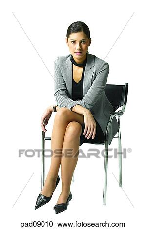 Stock Image - business, woman, female, person, indoor, interior, person. Fotosearch