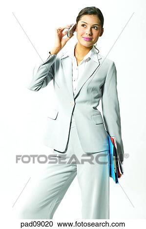 Stock Image - business, woman, female, person, indoor, interior, person. Fotosearch
