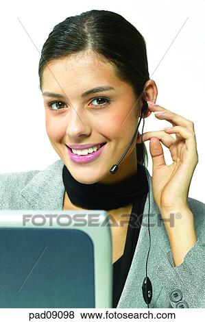 Stock Photo - business, woman, female, person, indoor, interior, person. Fotosearch