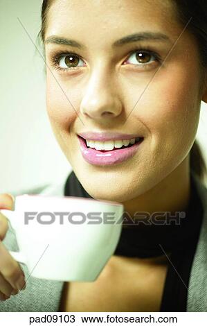 coffee, cup, teacup, tea, beautiful woman, beautiful girl, beauty View Large Photo Image Stock Image - coffee, cup, teacup, tea, beautiful woman, beautiful girl, beauty. Fotosearch