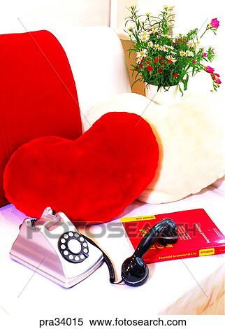 Stock Photography - tel, telephone, telephones, tel, telephone, cuision, sofa. Fotosearch