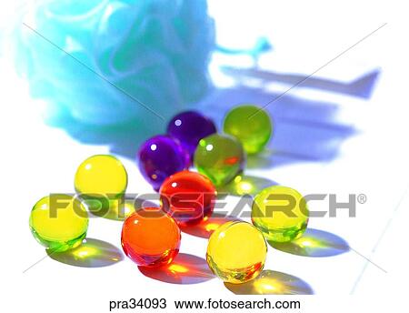 Stock Image - living, life, bath, shower, soap, toilet set, beauty. Fotosearch