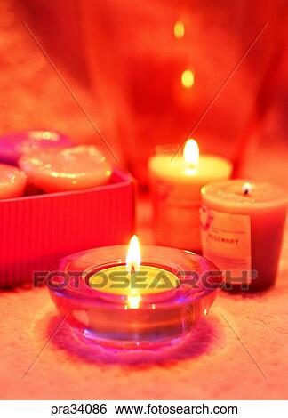 Stock Photograph - living, life, candle, candles, perfume, smell, odor. Fotosearch
