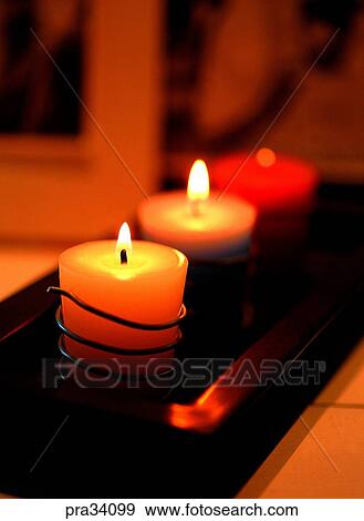 Stock Photo - living, life, candle, candles, taper, candle-light, light. Fotosearch