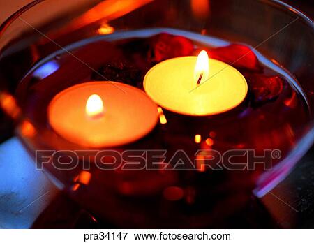 Stock Photo - living, life, candle, candles, taper, decorate, decorations. Fotosearch