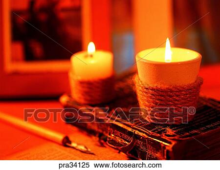 Stock Photography - living, life, candle, candles, taper, many things, candle-light. Fotosearch
