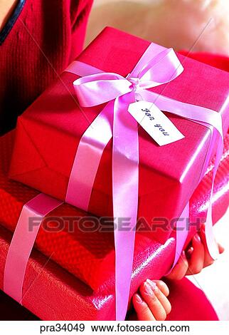 Stock Photo - living, life, president, presidents, gift, gifts, wrap. Fotosearch