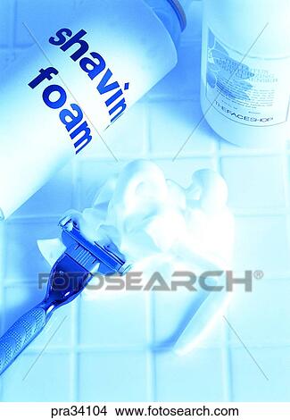 living, life, razor blade, electronic razor, shaving foam, bubble, foam View Large Photo Image Picture - living, life, razor blade, electronic razor, shaving foam, bubble, foam. Fotosearch