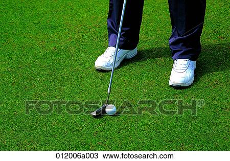 person, foot, golf club, golf ball, field View Large Photo Image Stock Image - person, foot, golf club, golf ball, field. Fotosearch