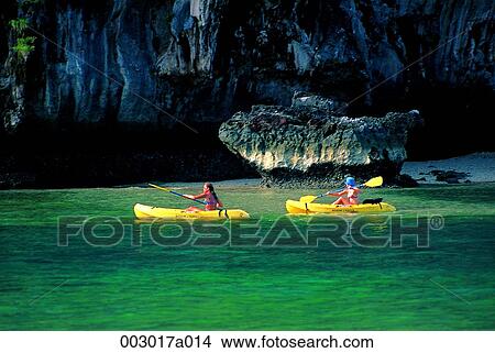 person, Taiwan, Krabi, kayak, sea, cliff, leisure View Large Photo Image Picture - person, Taiwan, Krabi, kayak, sea, cliff, leisure. Fotosearch