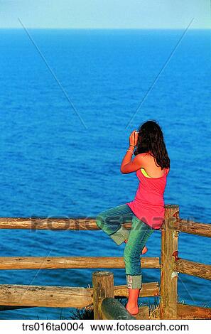person, woman, picture, sea, sea, sightseeing, sightseeing View Large Photo Image Picture - person, woman, picture, sea, sea, sightseeing, sightseeing. Fotosearch