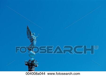 Picture - North Europe, Denmark, sightseeing place, sightseeing, trip, Copenhagen, statue. Fotosearch