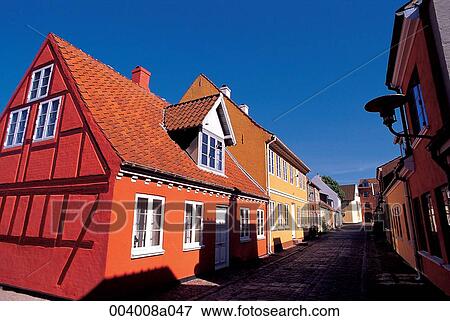 Stock Photo - North Europe, Denmark, sightseeing place, sightseeing, trip, Capital city, Denmark Capital city. Fotosearch