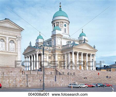 Stock Image - North Europe, Sweden, sightseeing place, sightseeing, trip, Sweden kingdom, church. Fotosearch