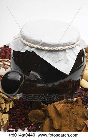 Stock Image - Oriental drugstuffs, drugstuffs, Oriental medicine, Oriental medicine hospital, Oriental culture, Oriental. Fotosearch