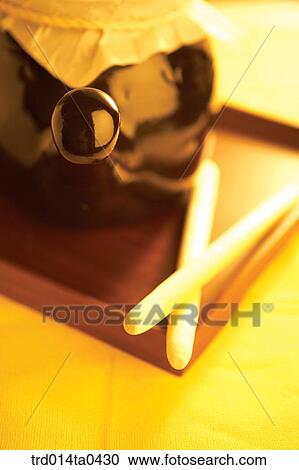 Stock Image - preparationinstrument, tree, salver, treesalver, focus, Oriental culture, Oriental. Fotosearch