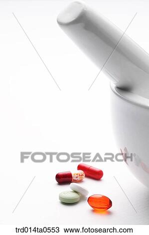 Stock Image - medical treatment, medicine, pill, drug, medicine, capsule. Fotosearch