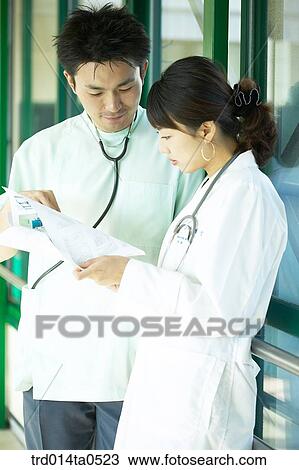person, medical treatment, medicine, indoor, hospital, Korean, doctor View Large Photo Image Stock Image - person, medical treatment, medicine, indoor, hospital, Korean, doctor. Fotosearch