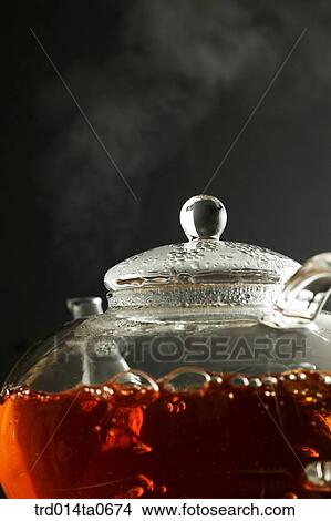 Picture - Omijatea, pot, tea, water, medicines. Fotosearch