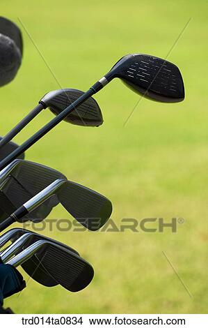 Picture - golf, field, golf club, driver. Fotosearch