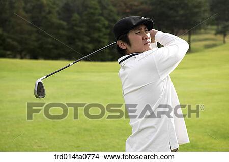 person, leisure, free time, hobby, golf, field, Korean View Large Photo Image Picture - person, leisure, free time, hobby, golf, field, Korean. Fotosearch