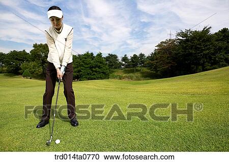 person, leisure, free time, hobby, golf, field, Korean View Large Photo Image Stock Image - person, leisure, free time, hobby, golf, field, Korean. Fotosearch