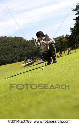 person, leisure, free time, hobby, golf, field, Korean View Large Photo Image Stock Photo - person, leisure, free time, hobby, golf, field, Korean. Fotosearch