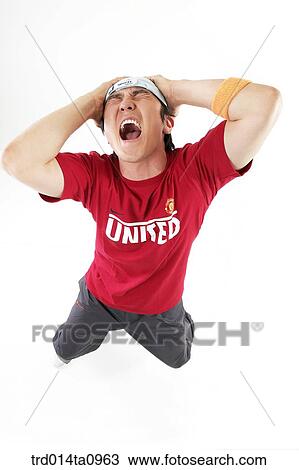 Stock Image - person, Korean, room, pose, posture, concept. Fotosearch
