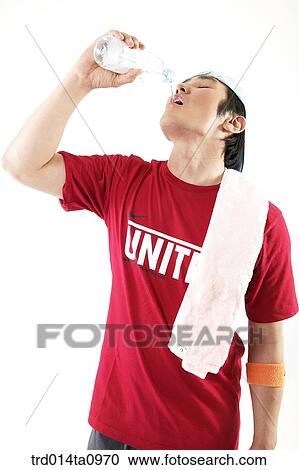 Stock Image - person, Korean, room, pose, posture, concept. Fotosearch