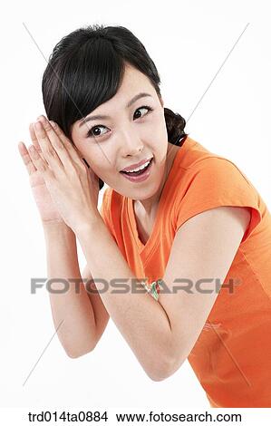 person, woman, Korean, room, pose, posture, concept View Large Photo Image Picture - person, woman, Korean, room, pose, posture, concept. Fotosearch