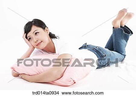 person, woman, Korean, room, pose, posture, concept View Large Photo Image Picture - person, woman, Korean, room, pose, posture, concept. Fotosearch