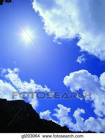 cloud, clouds, white cloud, sunlightsun, sky, outdoor, exterior View Large Photo Image Picture - cloud, clouds, white cloud, sunlightsun, sky, outdoor, exterior. Fotosearch
