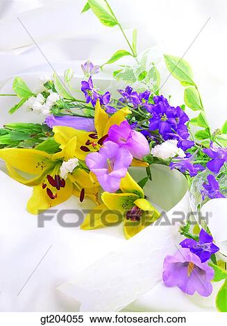 Stock Photography - flower, cloths, cloth, fabric, fancy goods, goods, fancy. Fotosearch