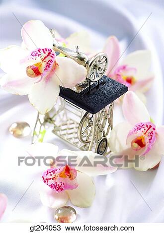 flower, orchid, iris, sewing machine, leaf, leaves, fancy goods View Large Photo Image Stock Image - flower, orchid, iris, sewing machine, leaf, leaves, fancy goods. Fotosearch