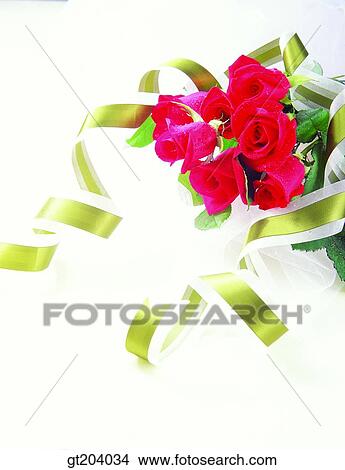 flower, rose, ribbon, fancy goods, goods, fancy, decoration View Large Photo Image Picture - flower, rose, ribbon, fancy goods, goods, fancy, decoration. Fotosearch