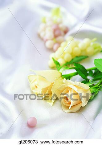 flower, bead, rose, cloths, cloth, fabric, fancy goods View Large Photo Image Stock Image - flower, bead, rose, cloths, cloth, fabric, fancy goods. Fotosearch