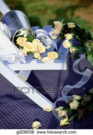 flower, table, desk, rose, ribbon, fancy goods, goods View Large Photo Image Stock Photo - flower, table, desk, rose, ribbon, fancy goods, goods. Fotosearch