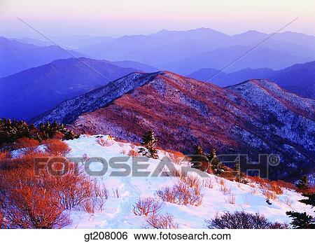 韓国 自然 風景 景色 現場 Jiri 山 Jiri 画像コレクション Gt8006 Fotosearch