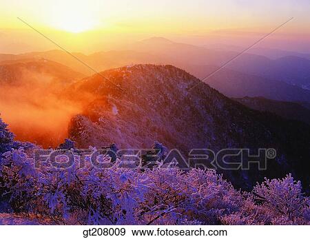 Korea, nature, landscape, scenery, scene, Jiri mountain, Jiri View Large Photo Image Stock Photo - Korea, nature, landscape, scenery, scene, Jiri mountain, Jiri. Fotosearch