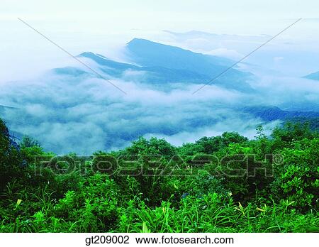 Stock Image - Korea, nature, landscape, scenery, scene, outdoor, exterior. Fotosearch