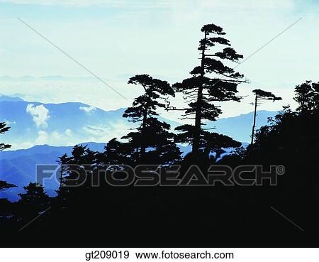 Stock Photo - Korea, nature, landscape, scenery, scene, outdoor, exterior. Fotosearch