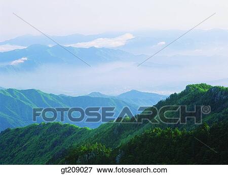 Stock Photo - Korea, nature, landscape, scenery, scene, outdoor, exterior. Fotosearch